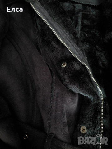 Кожено палто, снимка 4 - Палта, манта - 51951556