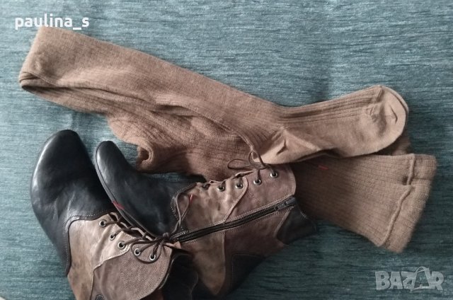 Уникални маркови боти "Think!" / естествена кожа , снимка 16 - Дамски боти - 43682780