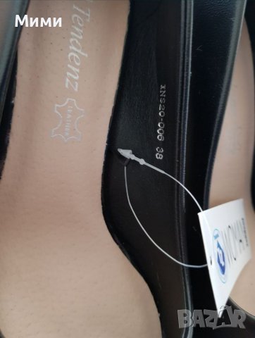 Черни елегантни обувки, снимка 9 - Дамски обувки на ток - 38008721