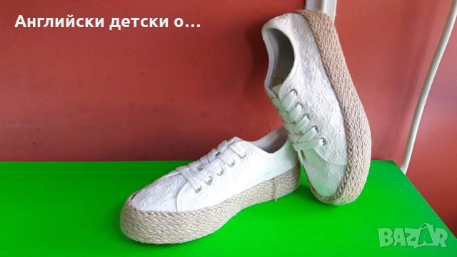 Английски детски еспадрили , снимка 3 - Детски обувки - 32911716