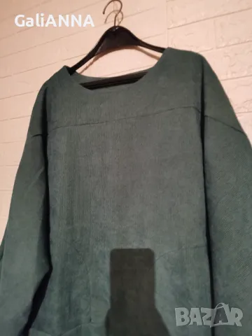 СТРАХОТНА РОКЛЯ/ТУНИКА МЕК ДЖИНСОВ ПЛАТ 3XL-4XL, снимка 5 - Рокли - 49610314