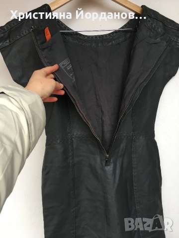 Рокля от естествена кожа , М, снимка 6 - Рокли - 52747780