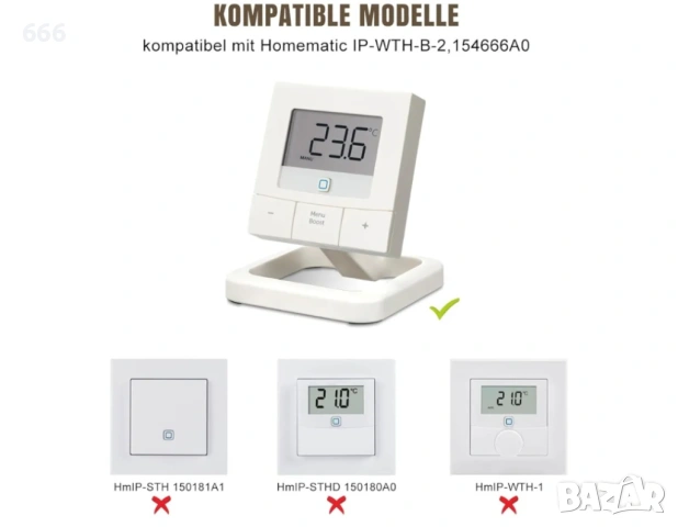 Настолен държач за стенен термостат, снимка 4 - Друга електроника - 53572220