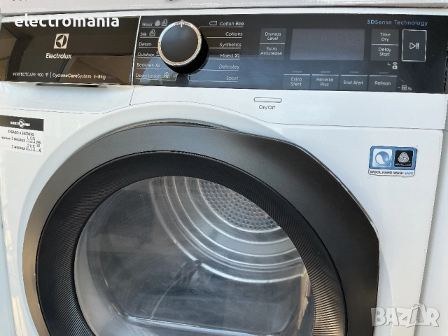 сушилня с термопомпа Electrolux PerfectCare 900 Series EW9H868D9 8кг, снимка 3 - Сушилни - 51899326