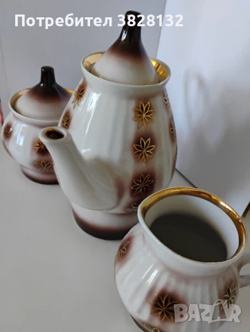 троен сет за кафе, снимка 15 - Антикварни и старинни предмети - 51063314