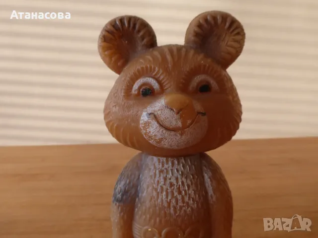 Мечето Миша Олимпиада Москва 1980 г пластмаса, снимка 10 - Антикварни и старинни предмети - 47476020