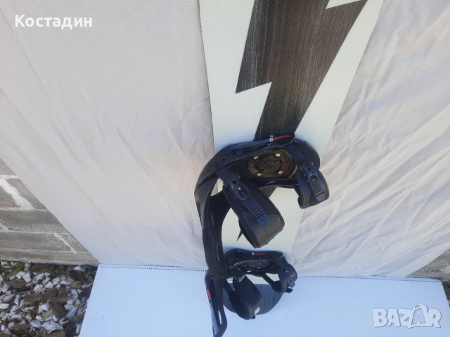 Сноуборд 149см. BURTON CUSTOM EXPERIENCE WIDE  CAMBER с автомати, снимка 4 - Зимни спортове - 52567237