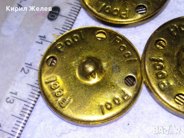 ТРИ СТАРИ ЗЛАТИСТИ МЕТАЛНИ МАРКОВИ - Pool ВИНТИДЖ ОРНАМЕНТИРАНИ СТИЛНО КОПЧЕТА 12248, снимка 11 - Колекции - 43553055