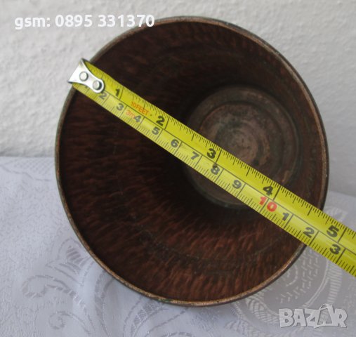 Масивен Поднос-пано месинг и 2 броя медни съдове, съд, метал, мед, чаша, купа, метални , снимка 15 - Други - 40212906