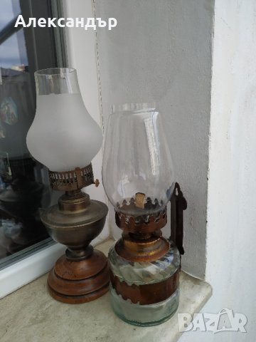 голяма газена лампа, снимка 1 - Настолни лампи - 43819264