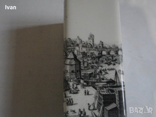 Порцеланова Ваза ROYAL PORZELLAN BAVARIA KM GERMANI-Monogram-Колекционерска-Нова-12,5 см, снимка 12 - Вази - 39820891