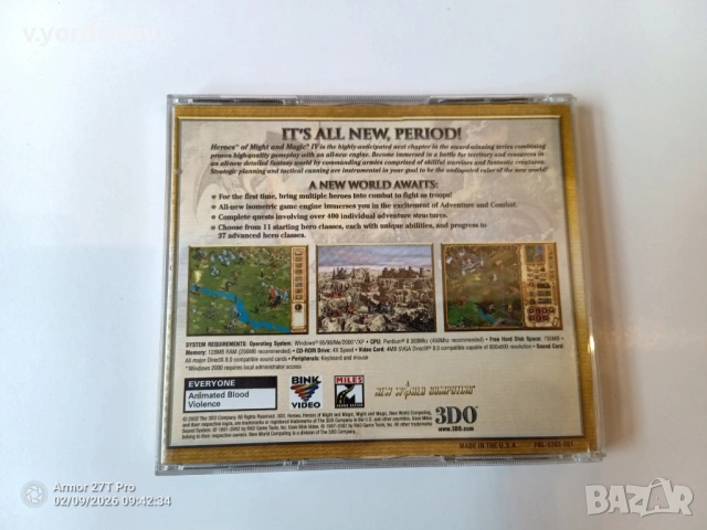 Heroes IV само дискове, снимка 2 - Игри за PC - 53410843