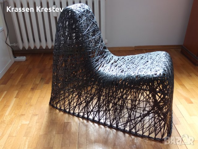 Продавам "Random Chair" от карбонови нишки на Goods, снимка 2 - Столове - 40810792