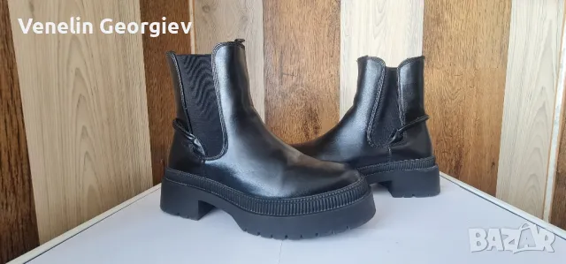 Дамски ежедневни боти ,,TENDENZ" черни с топъл хастар 36 номер., снимка 13 - Дамски боти - 48829790