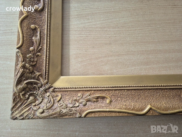 Барокова златна дървена рамка за гоблен картина огледало 11, снимка 5 - Картини - 52631726