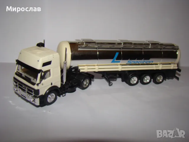 HERPA H0 1/87 MERCEDES ТИР КАМИОН МОДЕЛ КОЛИЧКА ЦИСТЕРНА, снимка 8 - Колекции - 48251141