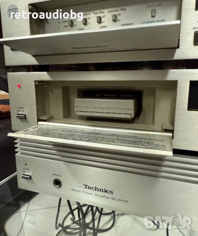 🔊Висок клас аудио система - сет Technics - стъпало, предусилвател с тунер, управление,  дек, CD и г, снимка 6 - Аудиосистеми - 52355239