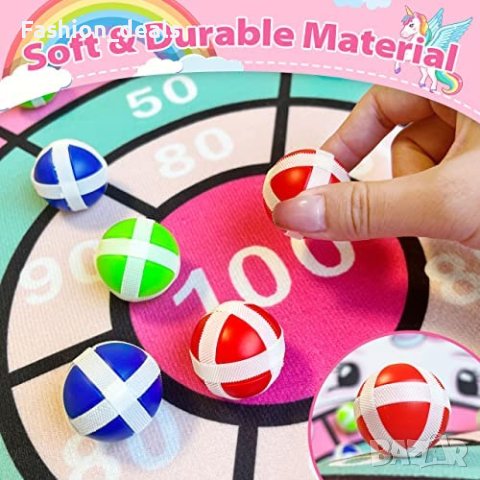 Нов Комплект играчки за деца дартс настолна игра еднорог топки, снимка 4 - Други - 40426751