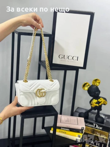 Gucci Дамска Чанта Гучи - Налични Различни Цветове Код A632, снимка 6 - Чанти - 50588458