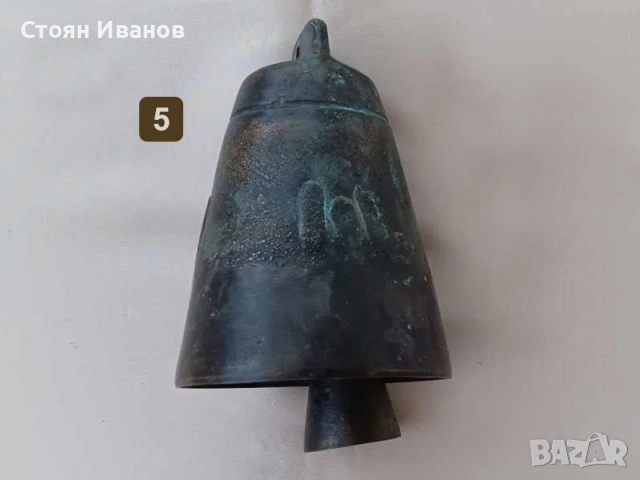 Старинни Чанове Звънци и Хлопки Звънец - част първа, снимка 5 - Антикварни и старинни предмети - 51675077