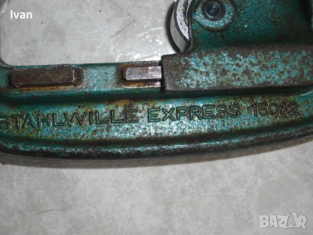 Немски Профи Тръборез-Реже Метални Тръби-Резец ф30мм-Захват 1/8-2 Цола-2,2 кг-ORIGINAL EXPRESS 150/2, снимка 15 - Други инструменти - 40184479