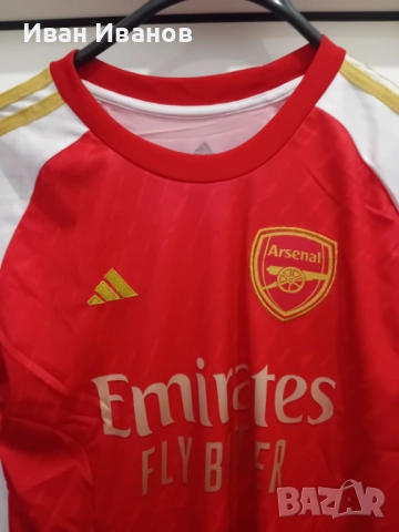 Чисто нова оригинална фланелка на Арсенал - Сака, снимка 6 - Футбол - 51642041