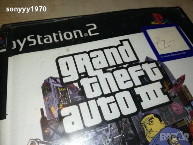 GRAND THEFT AUTO III GAME PS2 ВНОС GERMANY 0302242000, снимка 2 - Игри за PlayStation - 44118117