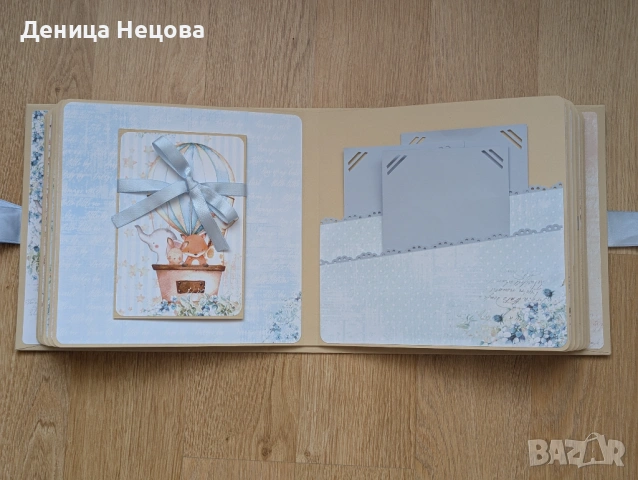 Детски ръчно изработен албум за снимки, подарък за погача, подарък за дете, рожден ден, снимка 6 - Други - 53428211