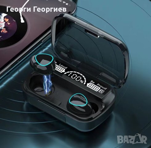 Безжични bluetooth слушалки с LED цифров дисплей, снимка 13 - Bluetooth слушалки - 40860117