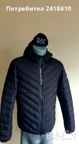 Emporio Armani EA7 Mens Down Jacket Slim Fit Size M НОВО! ОРИГИНАЛ! Мъжко Олекотено пухено Яке!, снимка 15 - Якета - 52991576