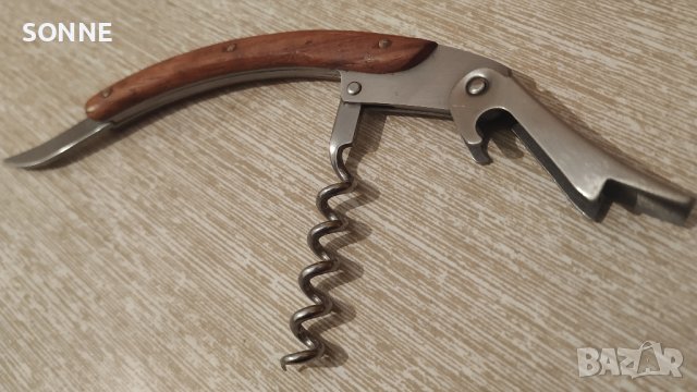 Джобен нож - неръждаема стомана и дърво, снимка 10 - Ножове - 36866361