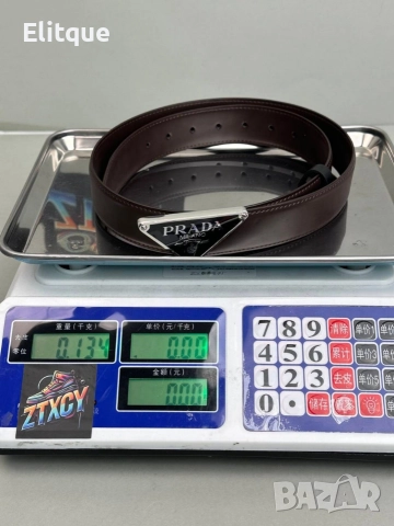 колани от естествена кожа в кутия prada , снимка 2 - Колани - 52717853