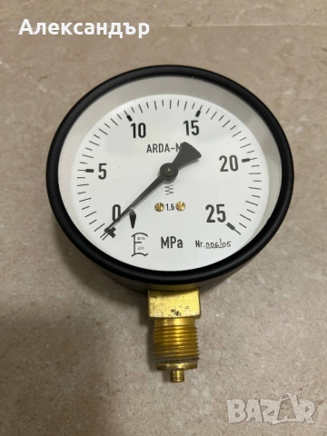 Продавам чисто нови общотехнически МАНОМЕТРИ различни видове ЕВТИНО!, снимка 3 - Резервни части за машини - 53203828