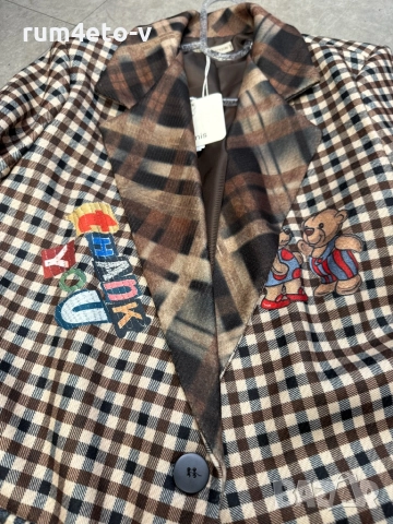 Сладко плътно сако с мечета , снимка 3 - Сака - 52739227