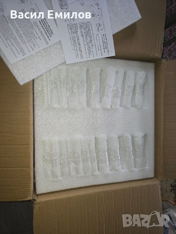 Уникален висящ полилеи с висящи кристали, снимка 8 - Лампи за таван - 51943920