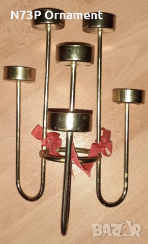 МЕТАЛЕН СВЕЩНИК.6-ЦА. , снимка 1