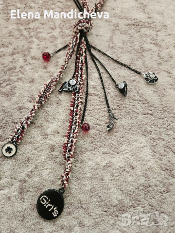 Дамско колие, медальон, бохо стил, синджир, висулка,  пръстен , снимка 4 - Колиета, медальони, синджири - 44842149
