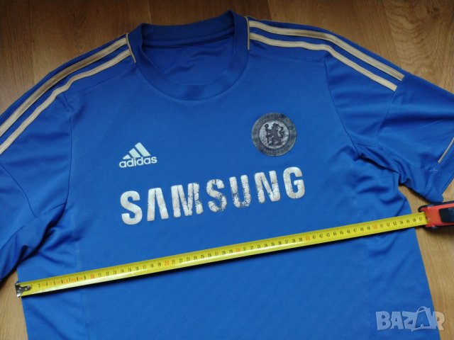 Chelsea / ADIDAS - мъжка футболна тениска на ЧЕЛСИ, снимка 3 - Спортни дрехи, екипи - 43352668