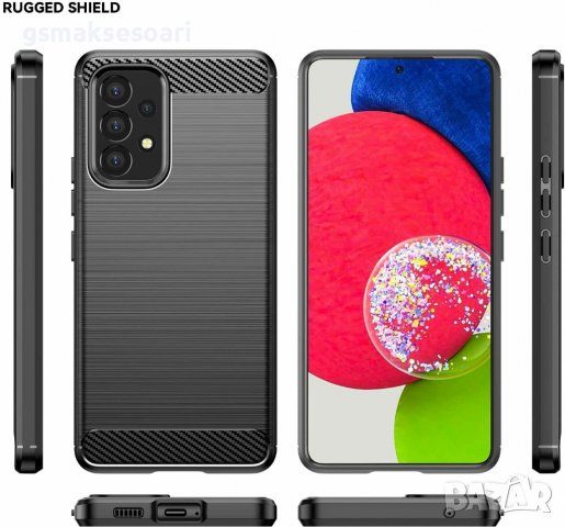 Samsung Galaxy A33 5G - Удароустойчив Кейс Гръб CARBON, снимка 3 - Калъфи, кейсове - 36600668