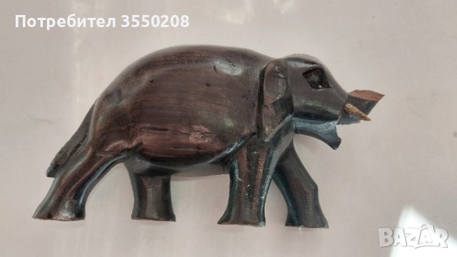 Дървен слон, снимка 7 - Декорация за дома - 44042374