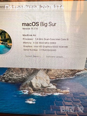 Macbook air  256gb i5  2014, снимка 5 - Лаптопи за работа - 43379054