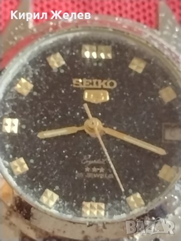 Мъжки часовник SEIKO CRISTAL 25 JEWELS JAPAN за КОЛЕКЦИОНЕРИ 41714, снимка 2 - Мъжки - 43785970