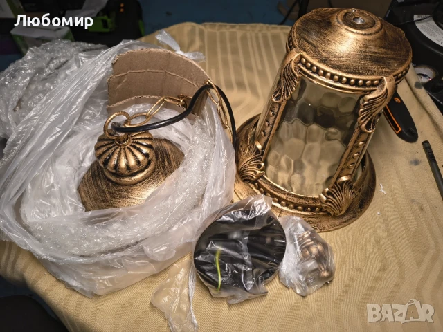 Водоустойчива висяща лампа. Съвместима с външна, водоустойчива, градина, вила, врата, коридор,  , снимка 4 - Полилеи - 50454578