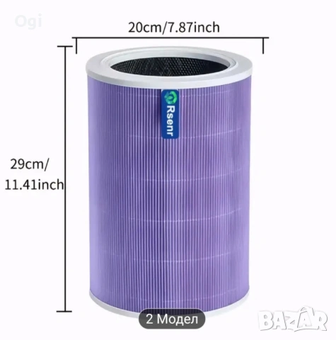 Резервен Филтър за Xiaomi Въздушен Пречиствател, снимка 2 - Друга електроника - 53047074