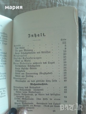 Молитвеник 1915г на немски, снимка 8 - Антикварни и старинни предмети - 28984928