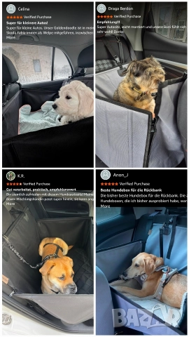 Супер стабилна седалка/ сгъваем твърд кош за куче за кола. Различни размери , снимка 12 - За кучета - 52818405