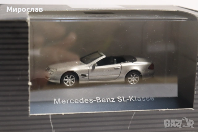 HERPA H0 1/87 MERCEDES BENZ SL КОЛИЧКА МОДЕЛ, снимка 5 - Колекции - 53566589