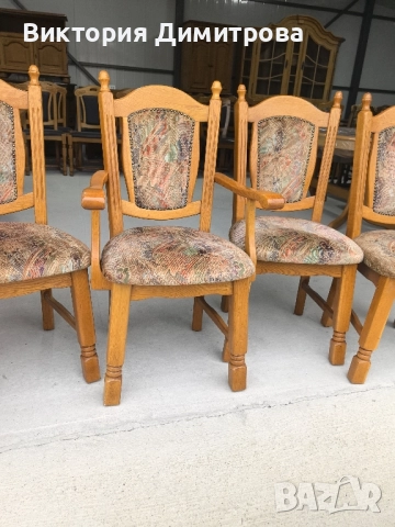 Комплект от 5 трапезни стола , снимка 2 - Столове - 52879075
