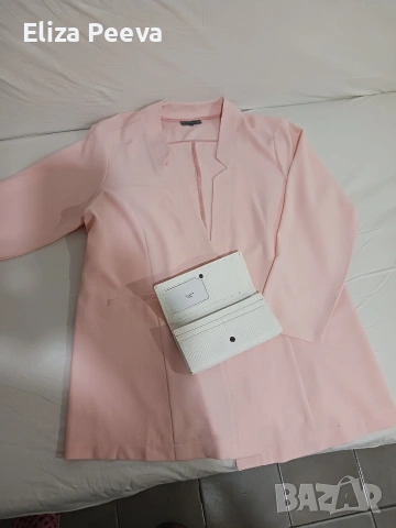 Бяло портмоне от естествена кожа, снимка 5 - Чанти - 53222153