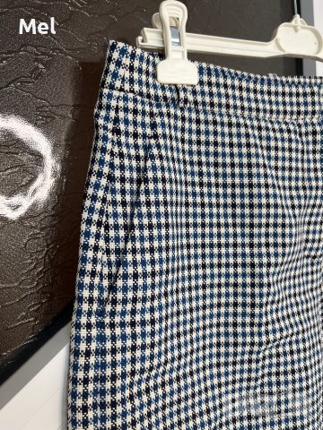 Claudie Pierlot къси панталони, синьо/бяло, р-р L, снимка 10 - Къси панталони и бермуди - 43506168